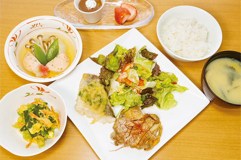 タラの香味おろしのせ